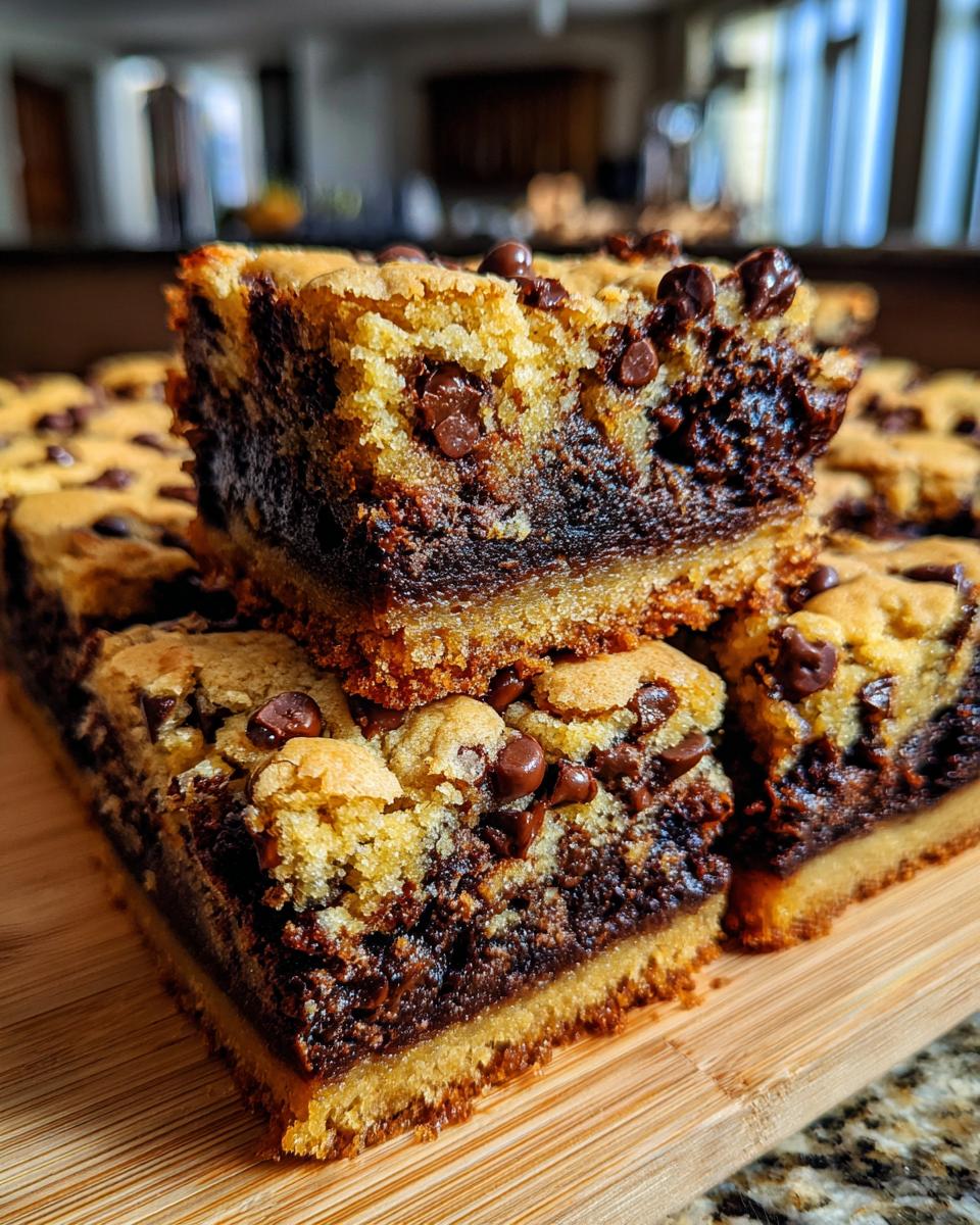 Brookie (Brownie + Cookie) Bars - detail 2