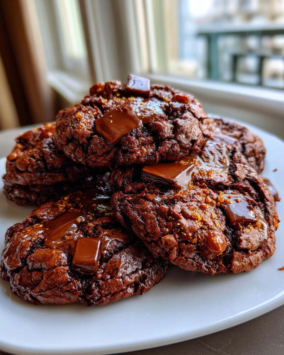 Chili Chocolate Fudge Cookies - detail 1