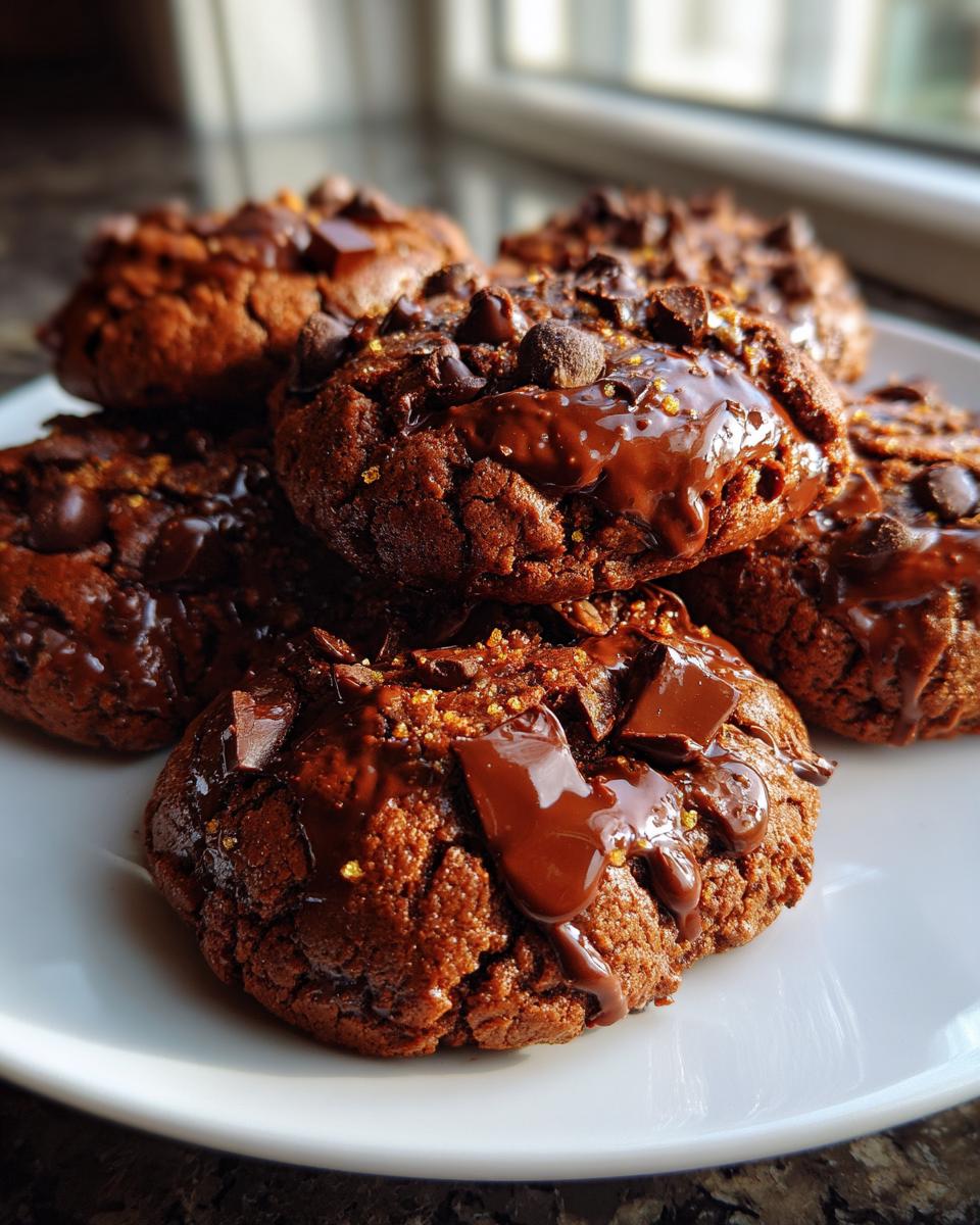 Chili Chocolate Fudge Cookies - detail 2