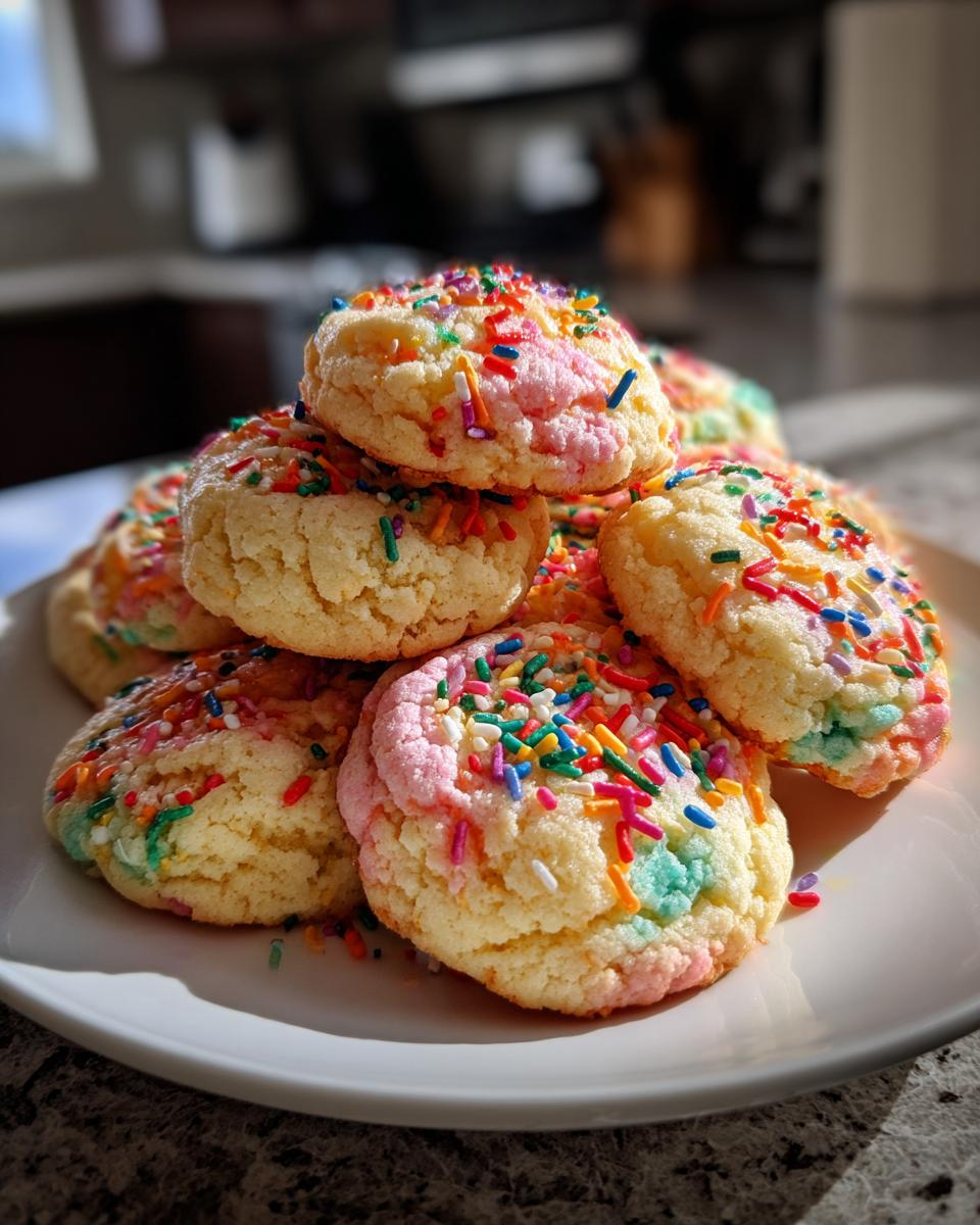 Cotton Candy Cloud Cookies - detail 2