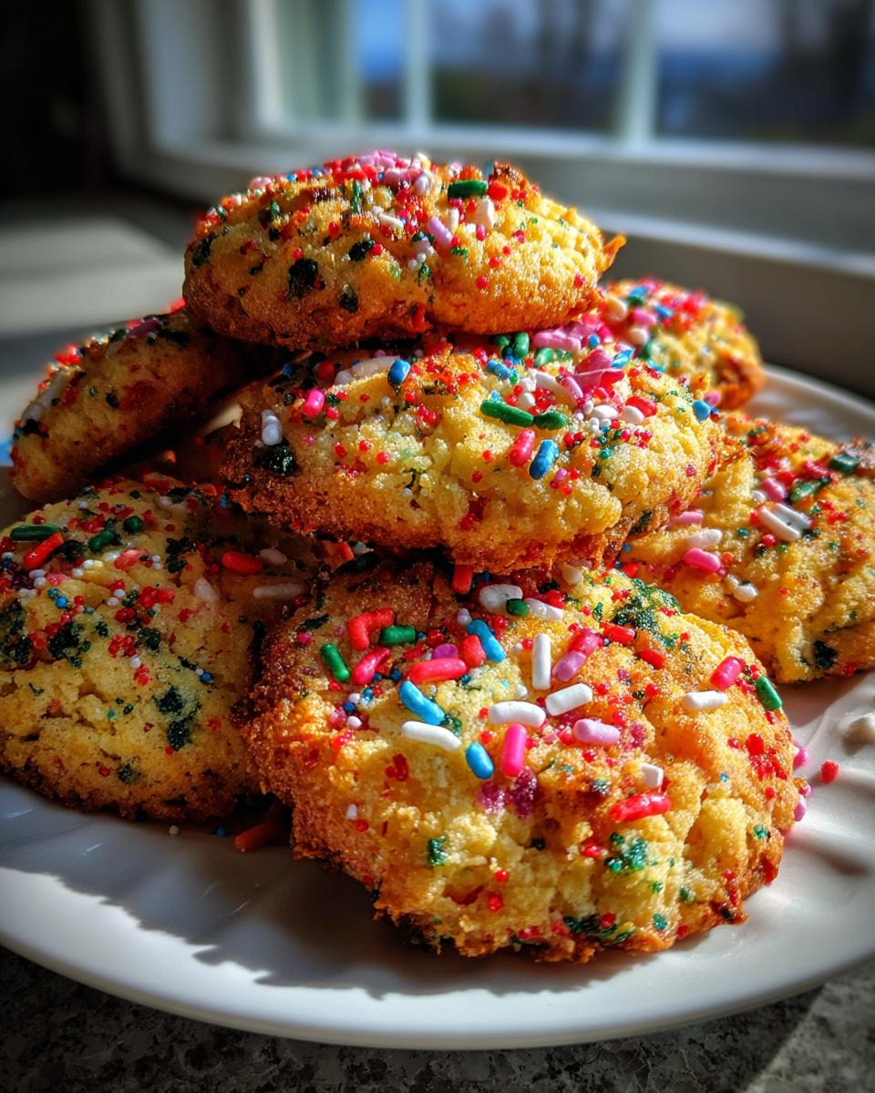 Easter Confetti Cookies