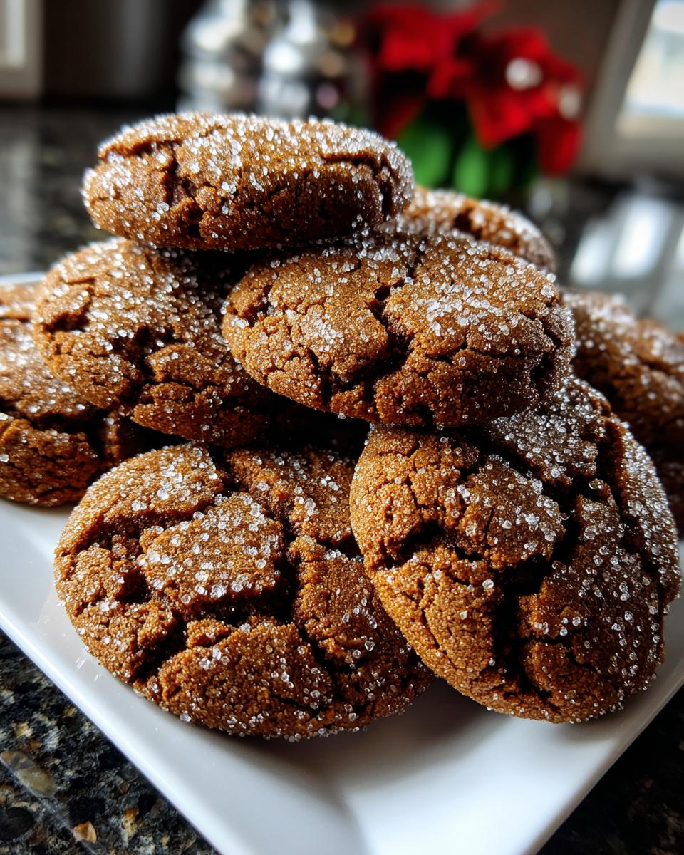 Gingerbread Molasses Cookies - detail 1