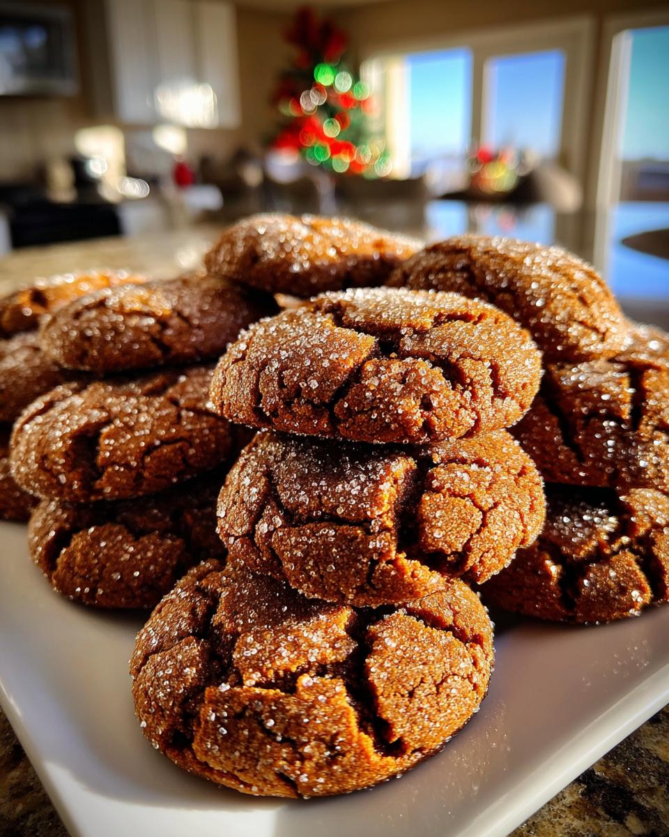 Gingerbread Molasses Cookies