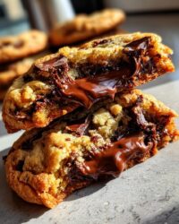 Nutella-Filled Chocolate Chunk Cookies