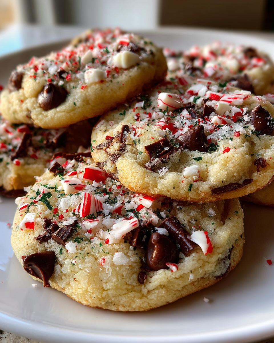 Peppermint Bark Cookies - detail 2