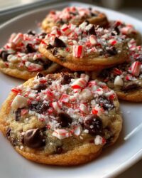 Peppermint Bark Cookies