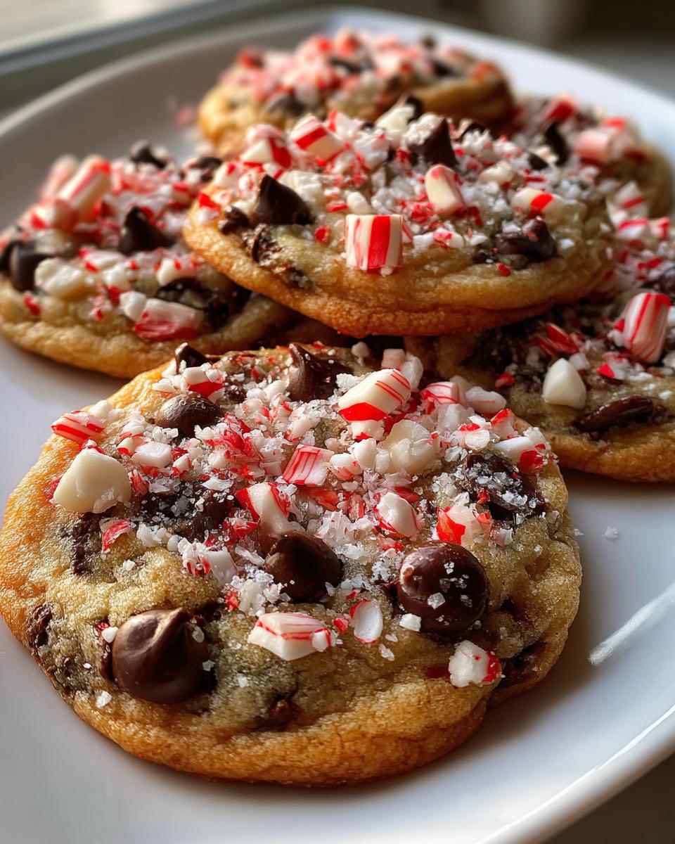 Peppermint Bark Cookies
