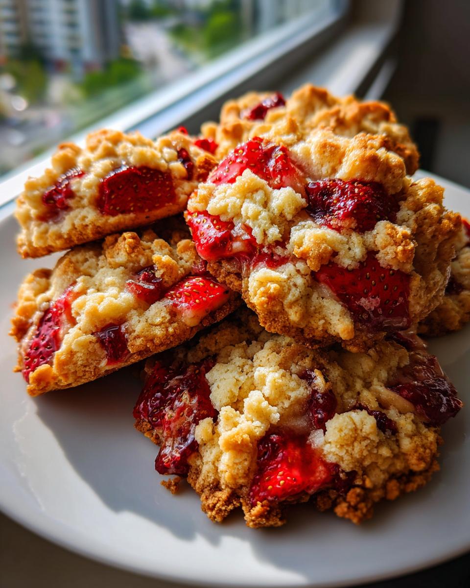 Strawberry Shortcake Crumble Cookies - detail 1