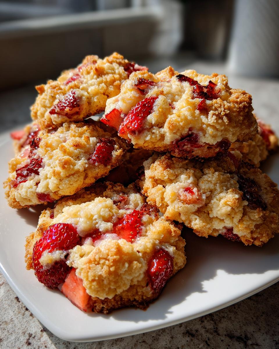 Strawberry Shortcake Crumble Cookies - detail 2