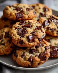Vegan Tahini Chocolate Chip Cookies