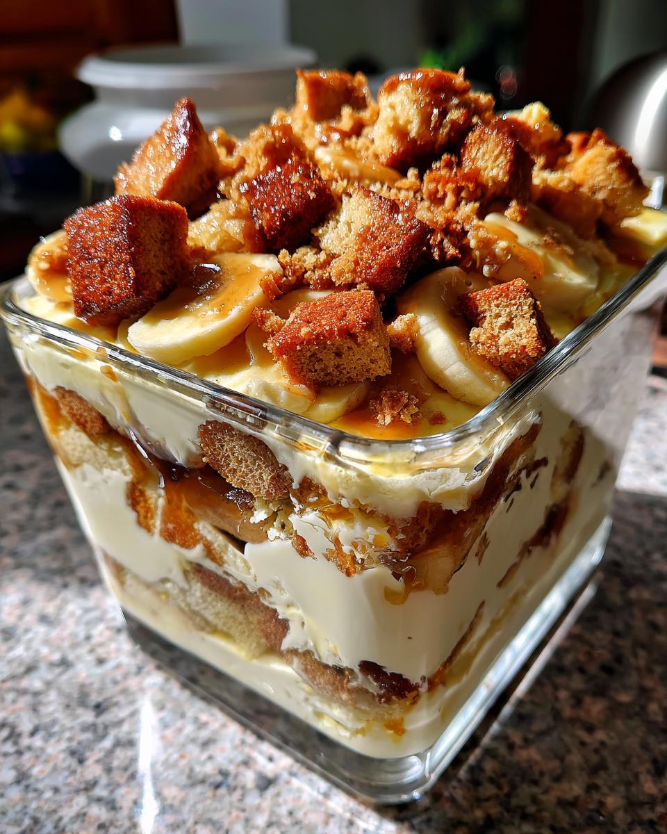 banana pudding with chessman cookies