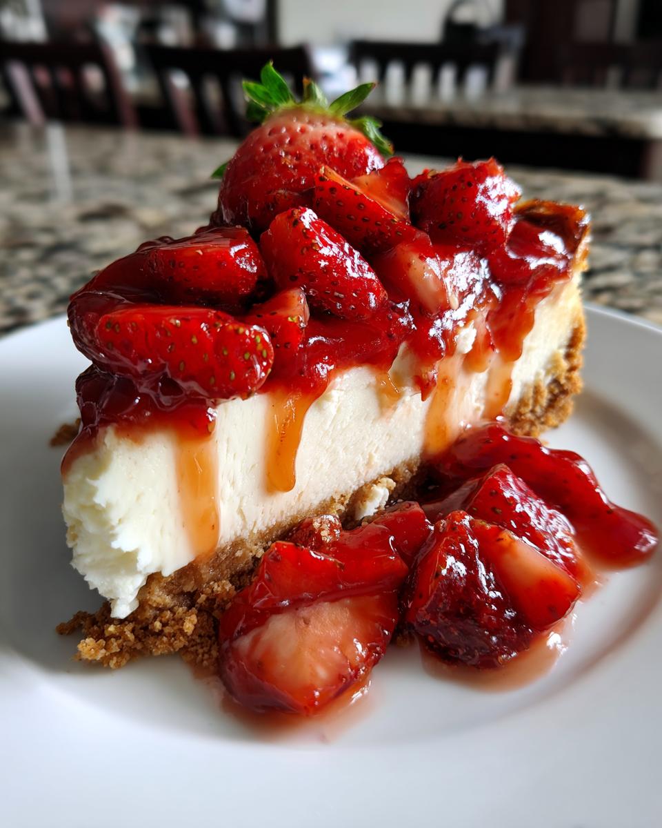 berrylicious strawberry crunch cheesecake - detail 2