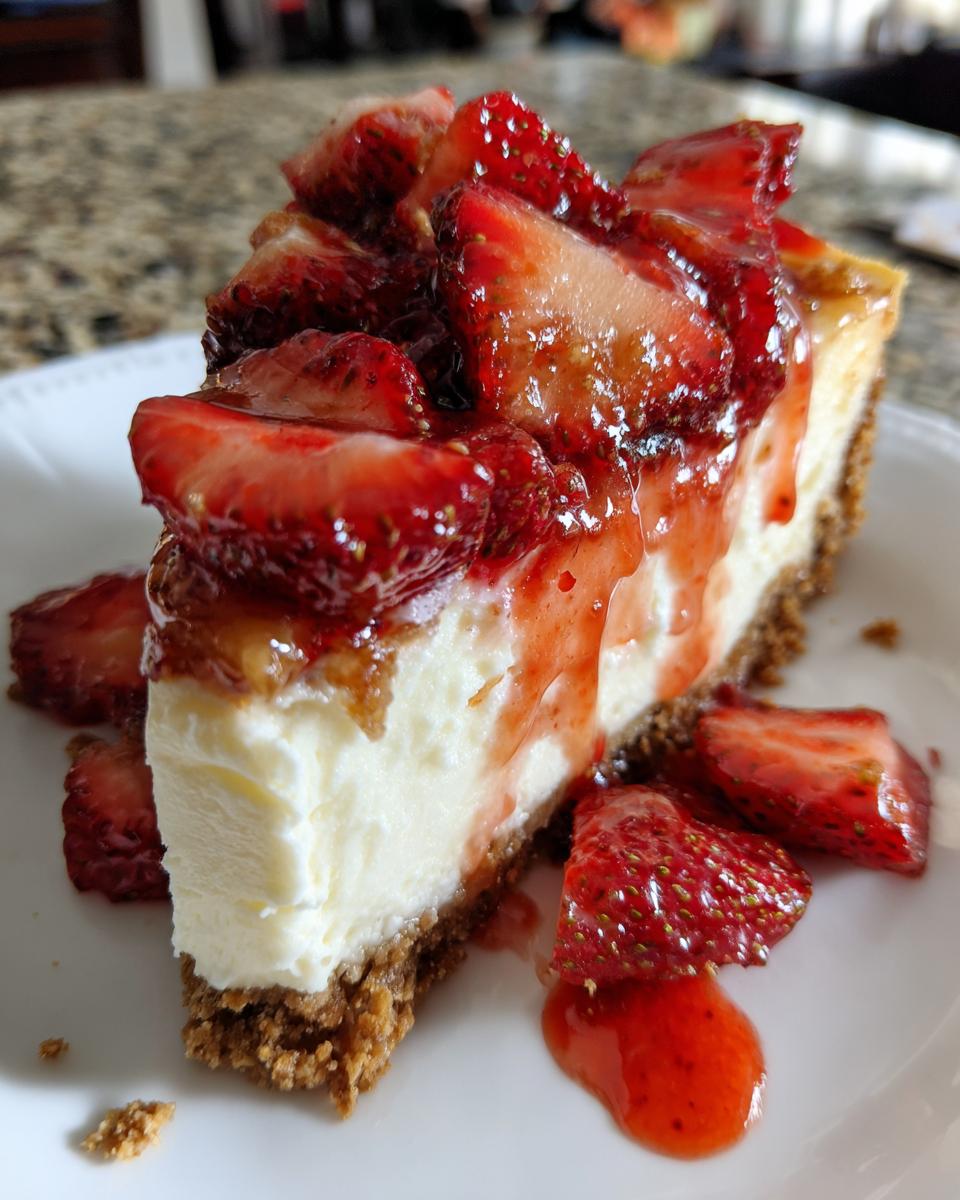 berrylicious strawberry crunch cheesecake