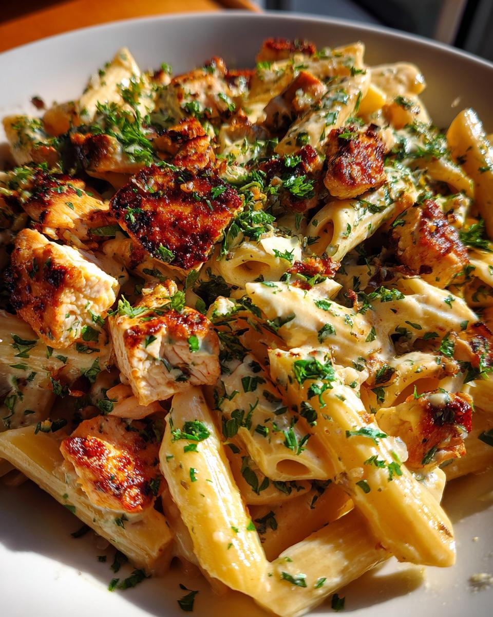 chicken pasta creamy - detail 2