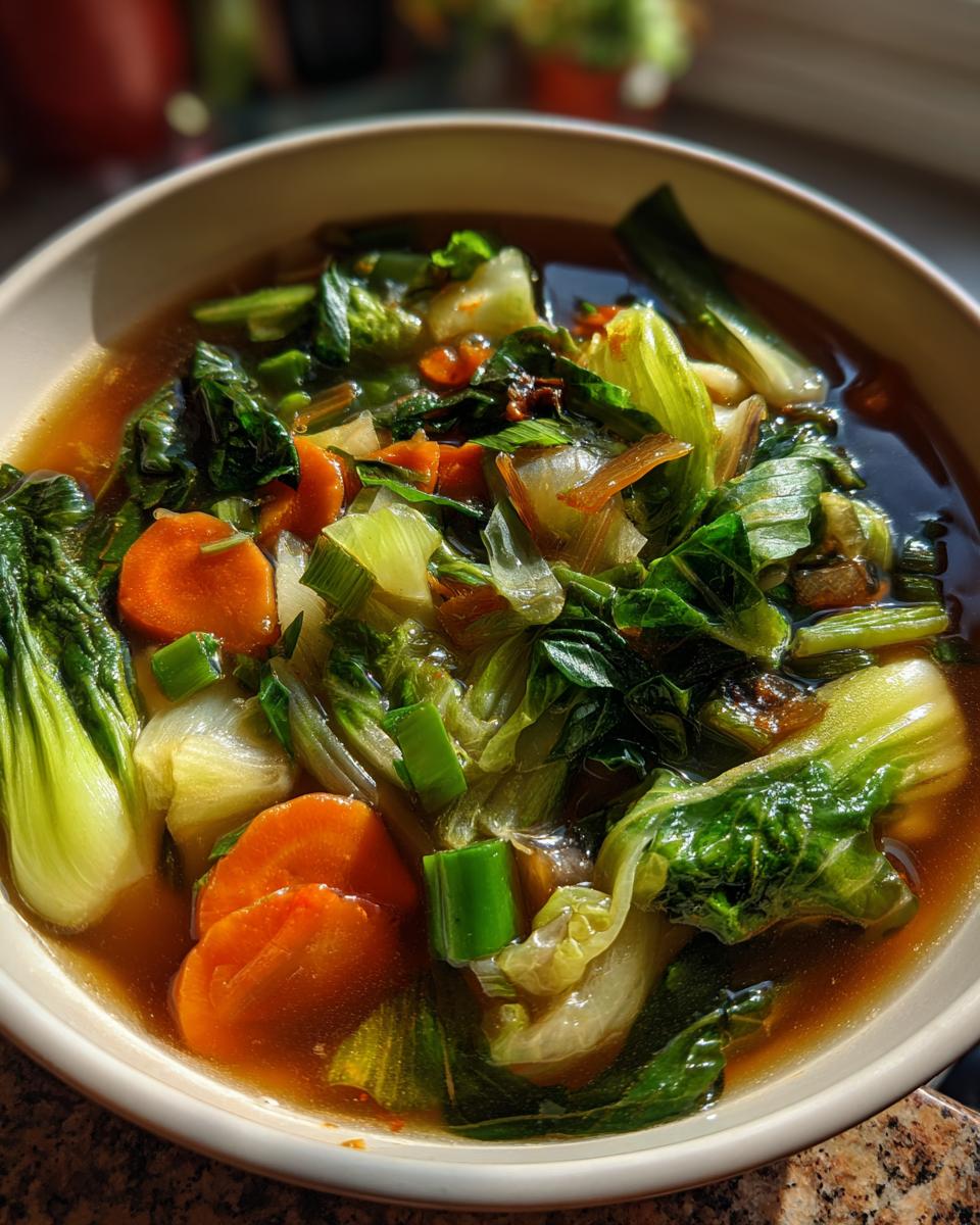 chinese vegetables soup recipe - detail 1