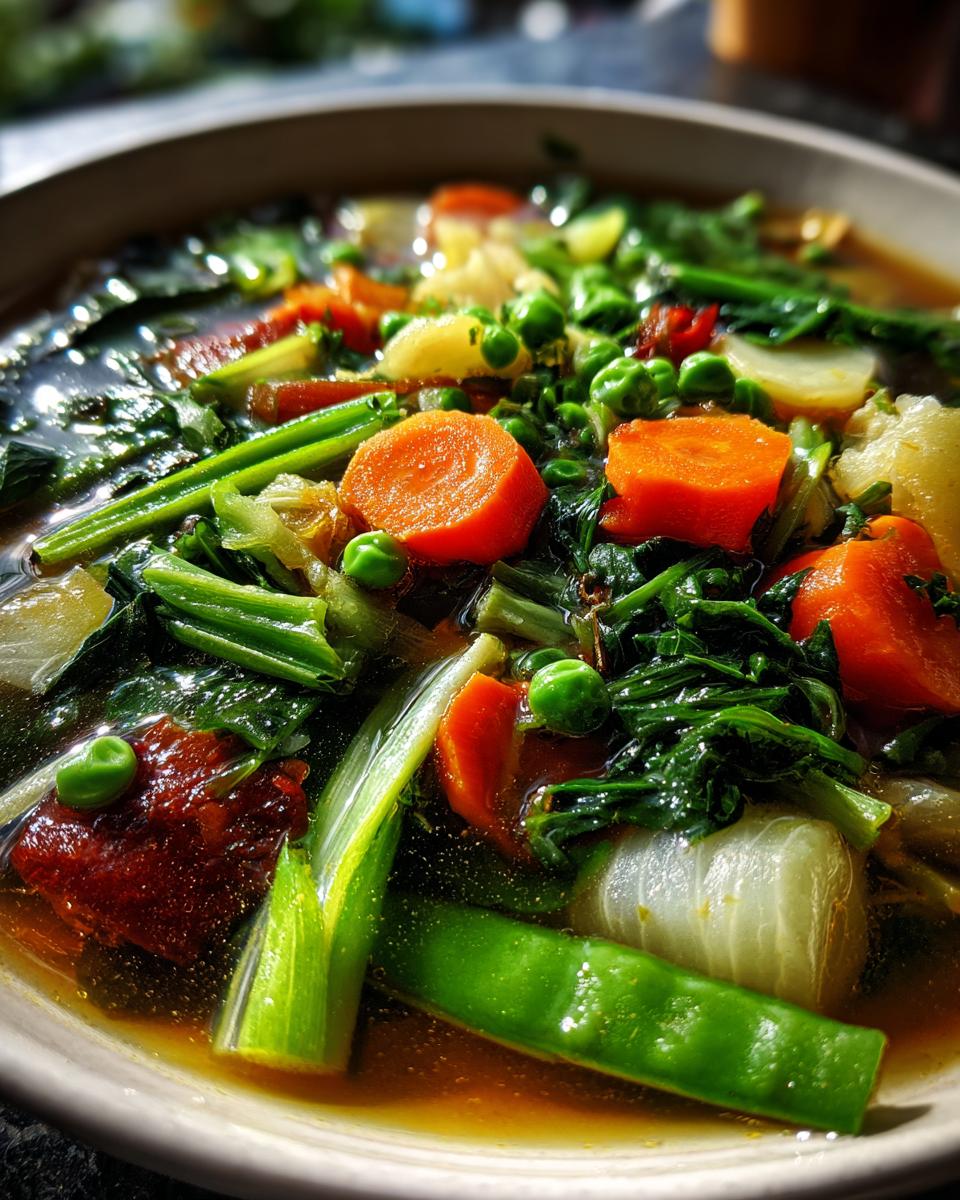 chinese vegetables soup recipe - detail 2