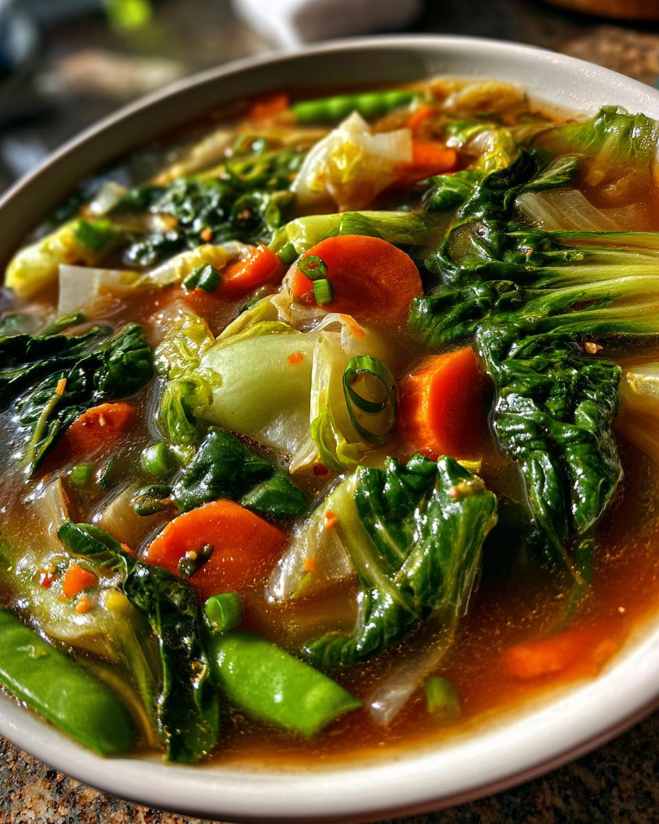 chinese vegetables soup recipe