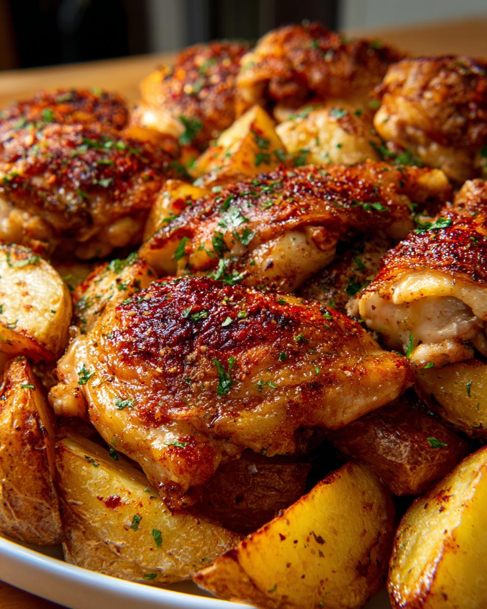 classic baked chicken and potatoes recipes