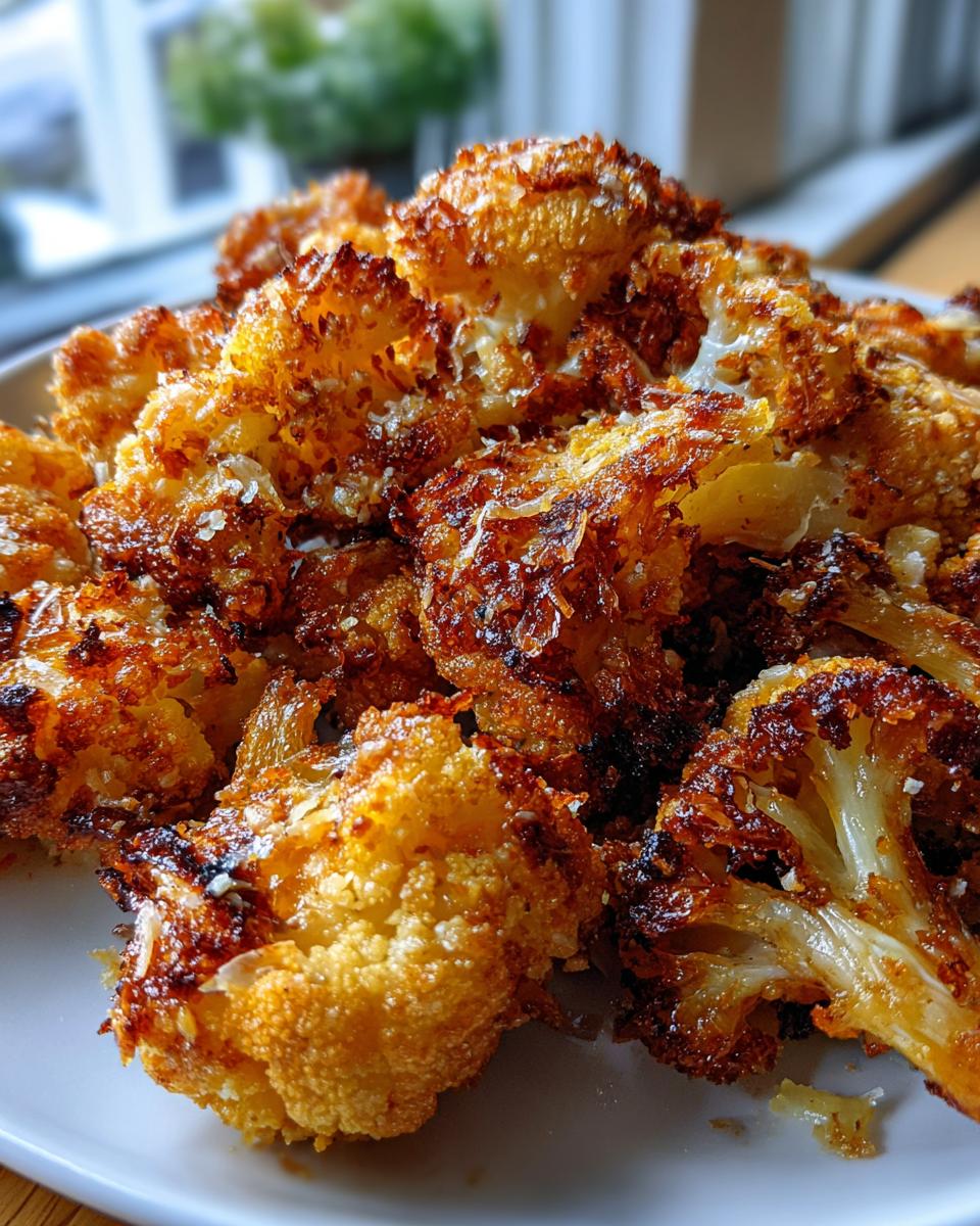 crispy parmesan roasted cauliflower - detail 2