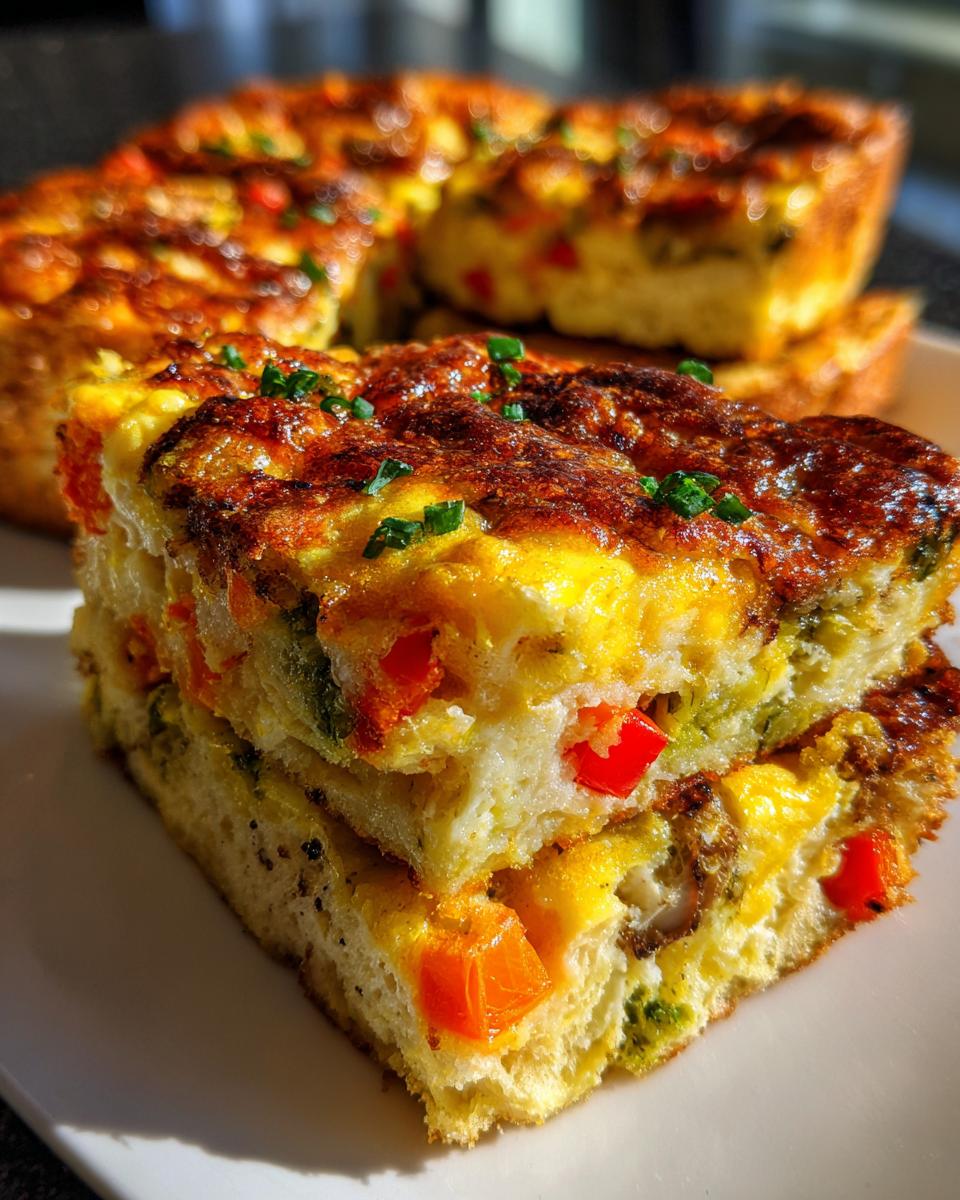 egg bake with stove top stuffing - detail 1