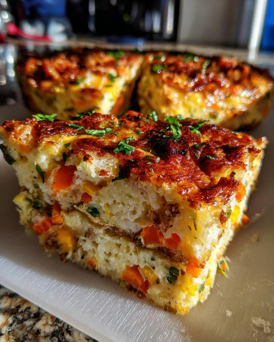 egg bake with stove top stuffing - detail 2