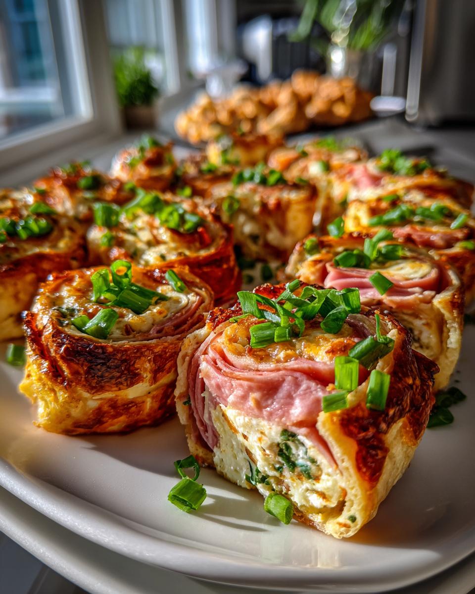 ham and cheese pinwheels - detail 2