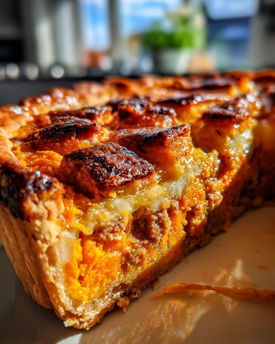minced wallaby and sweet potato pies - detail 2