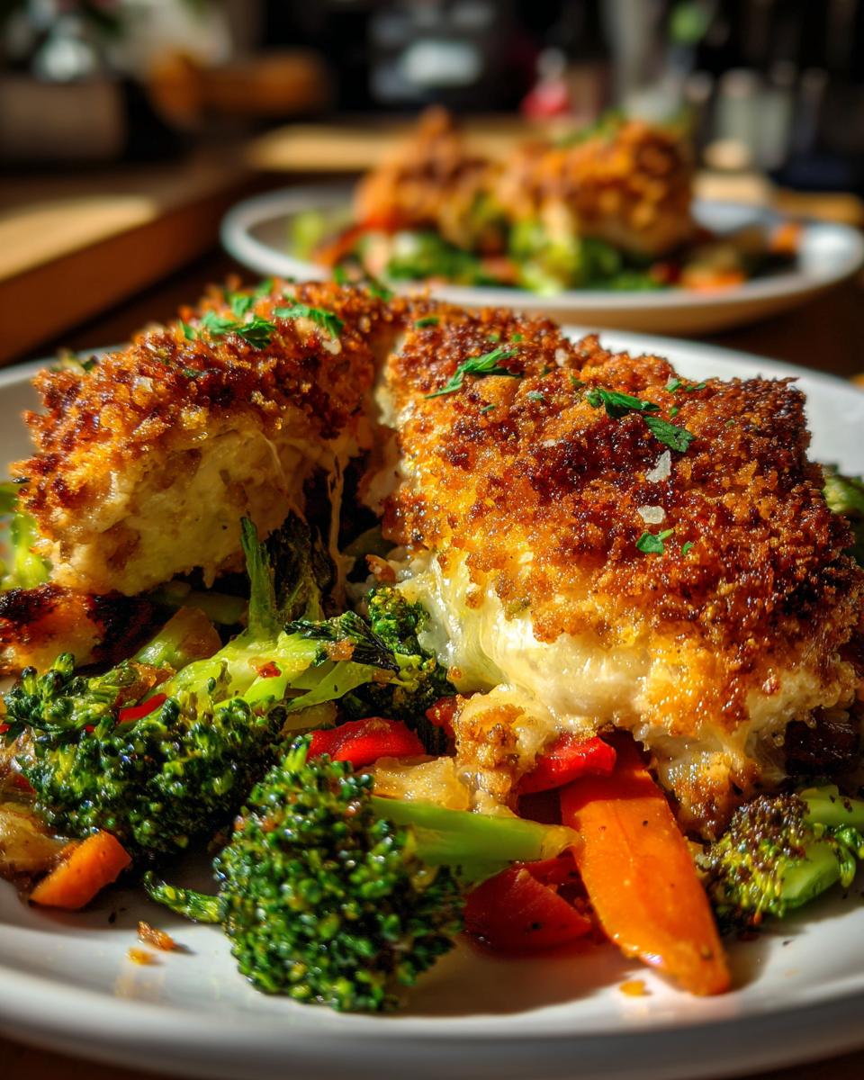 parmesan crusted chicken sheet pan dinner
