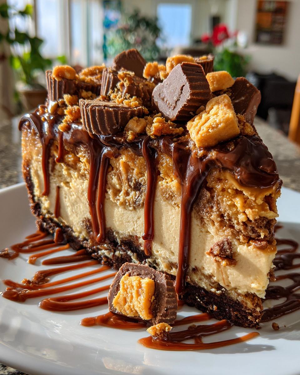 peanut butter cup cheesecake