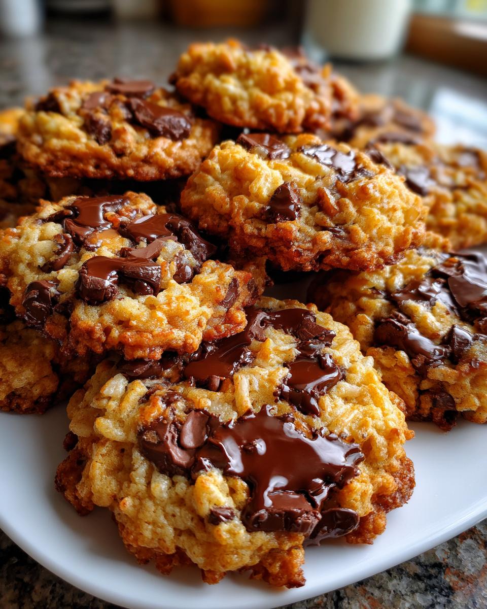 rice krispie chocolate chip cookies