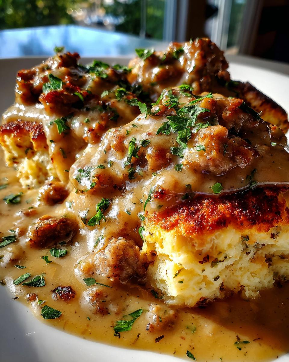 sausage gravy - detail 2