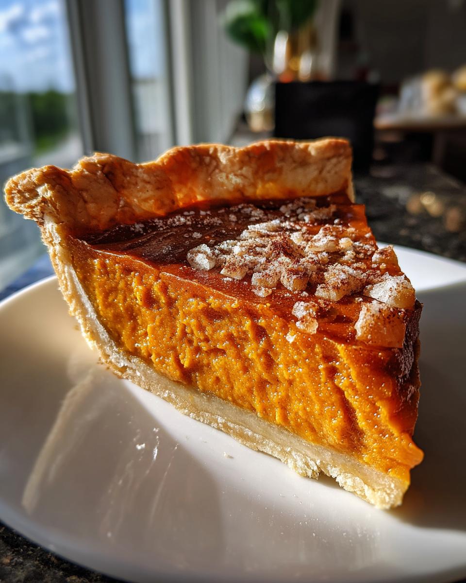 southern sweet potato pie - detail 2