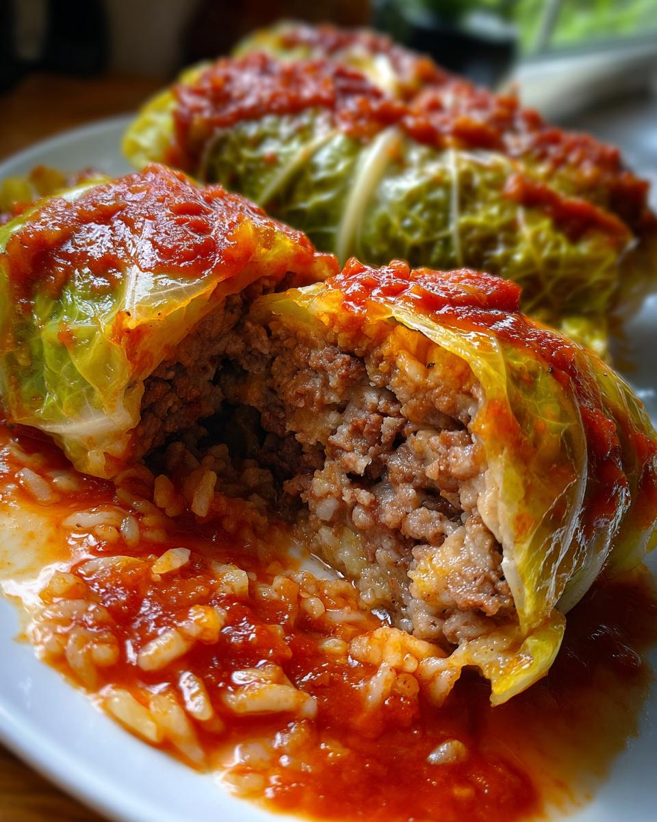 stuffed cabbage rolls - detail 2
