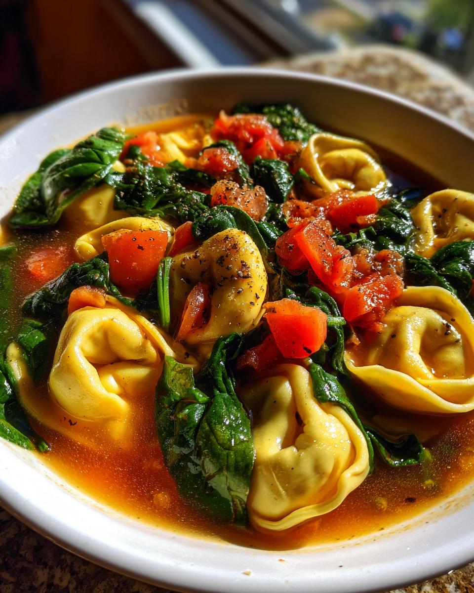 tortellini soup - detail 2