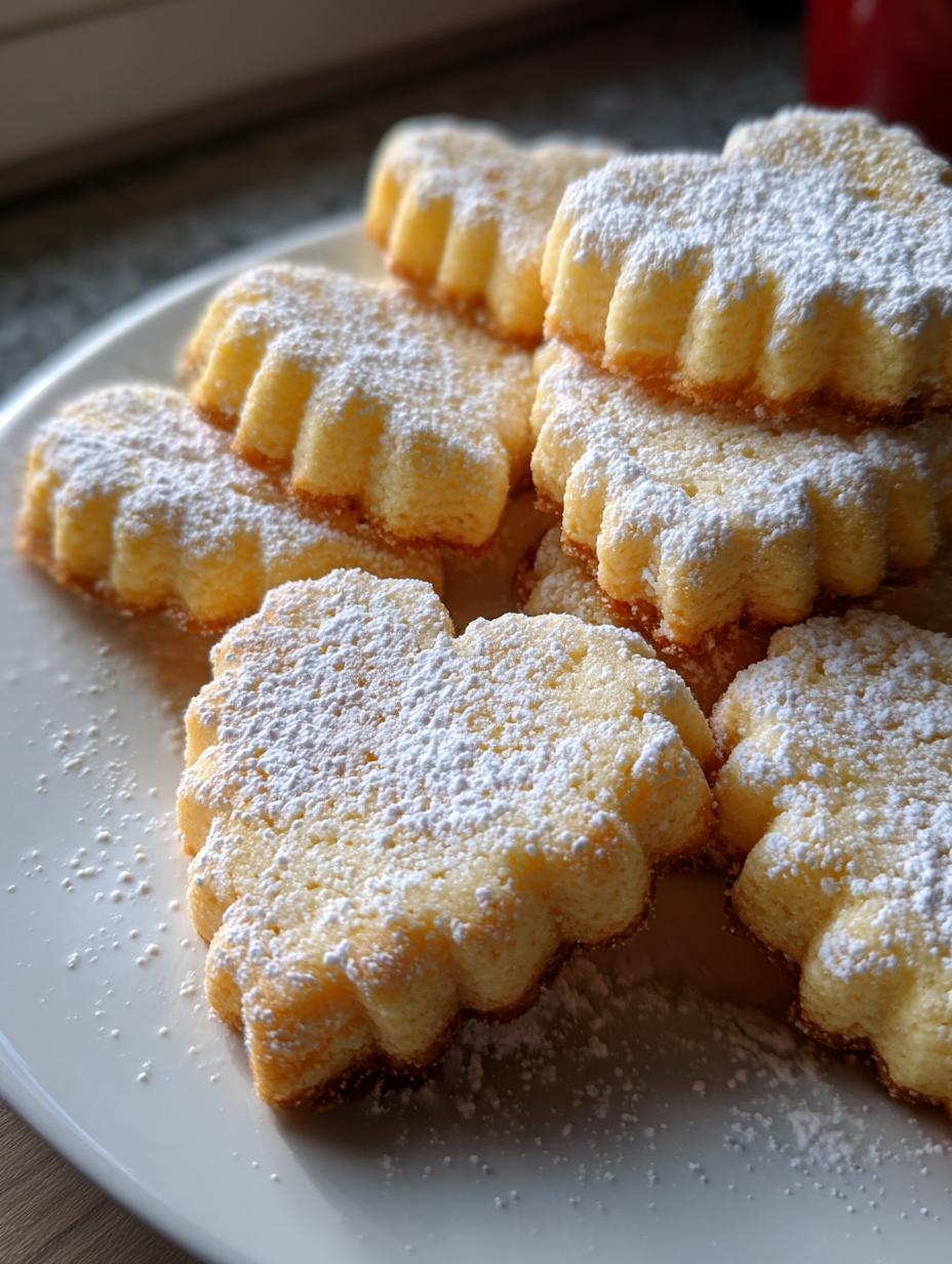 4 ingredient christmas shortbread cookies