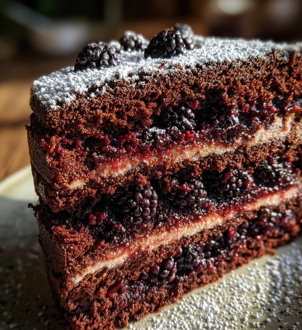 Chocolate Blackberry Gothic Halloween Cake - detail 1