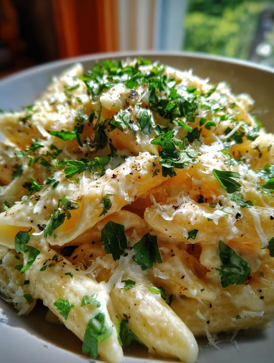 Creamy Garlic Parmesan Pasta