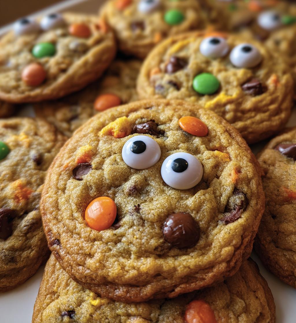Creepy Chocolate Chip Cookies