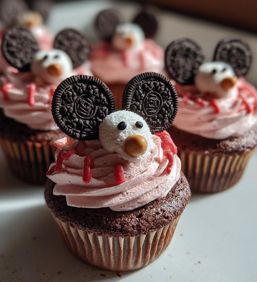 Creepy Mice Cakes - detail 1