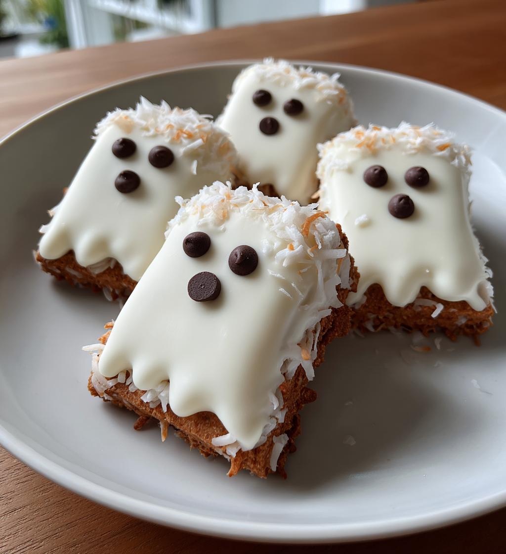 Quick N Cute Graham Cracker Ghosts - detail 1