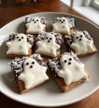 Quick N Cute Graham Cracker Ghosts