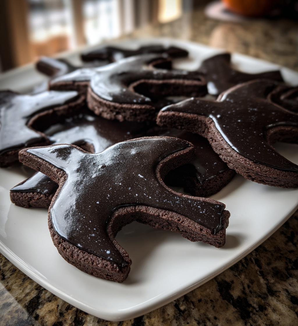 Raven Silhouette Cookies