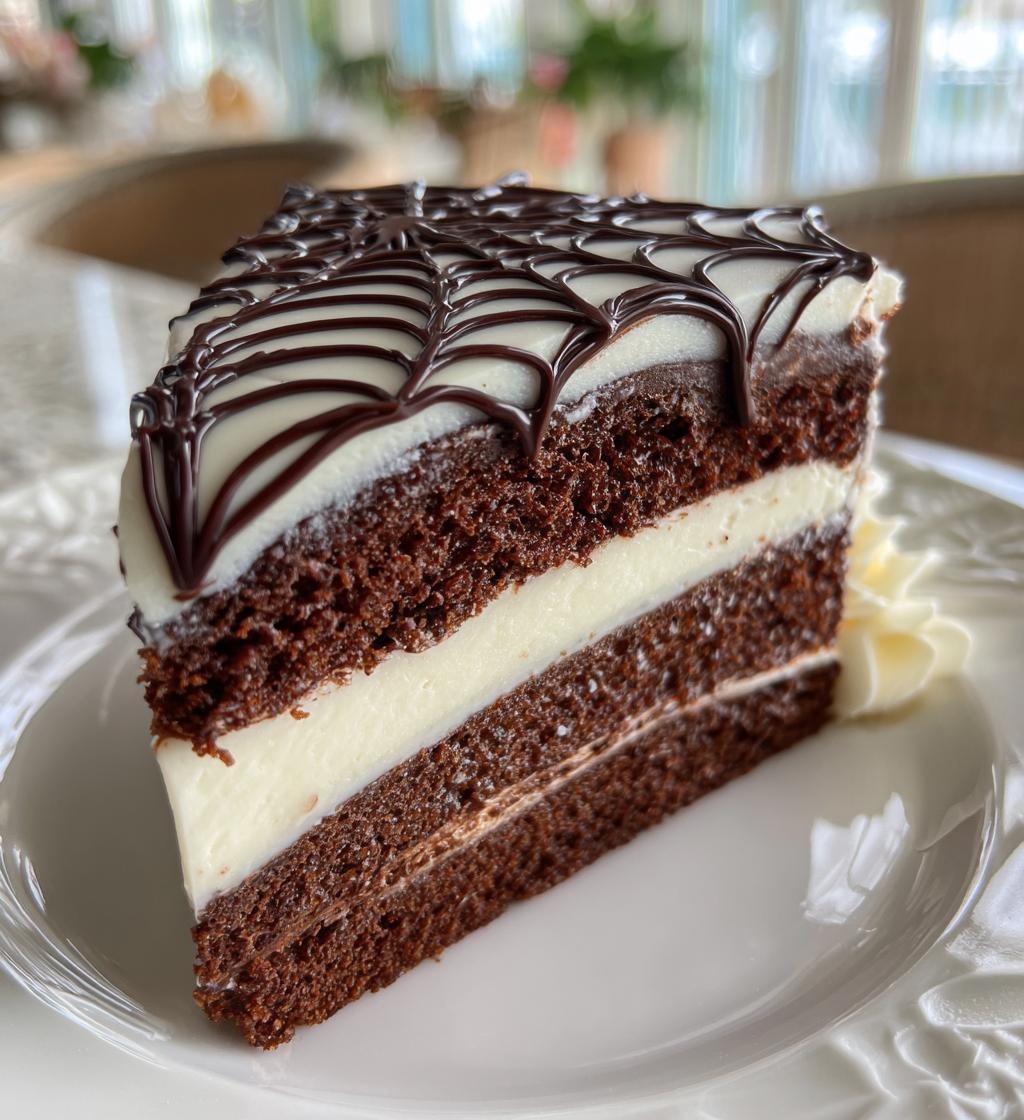 Spiderweb Cake