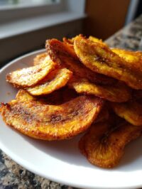 air fryer plantain chips