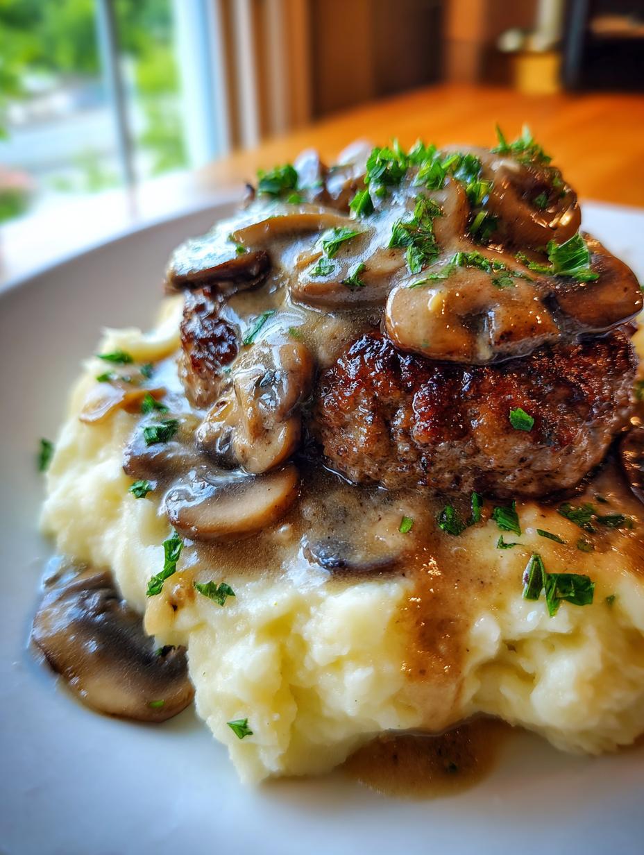 amish hamburger steak bake