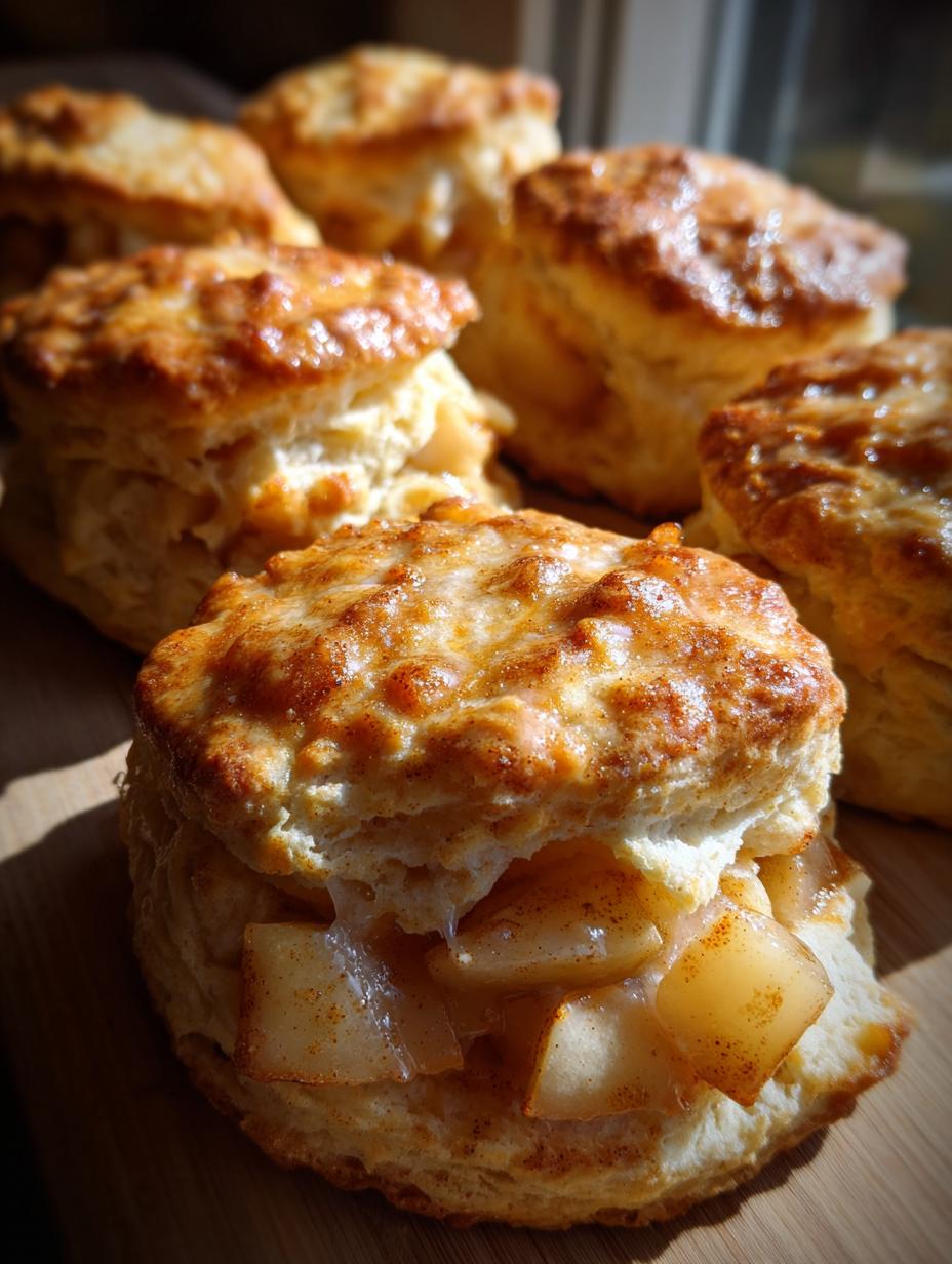 apple pie biscuits - detail 1