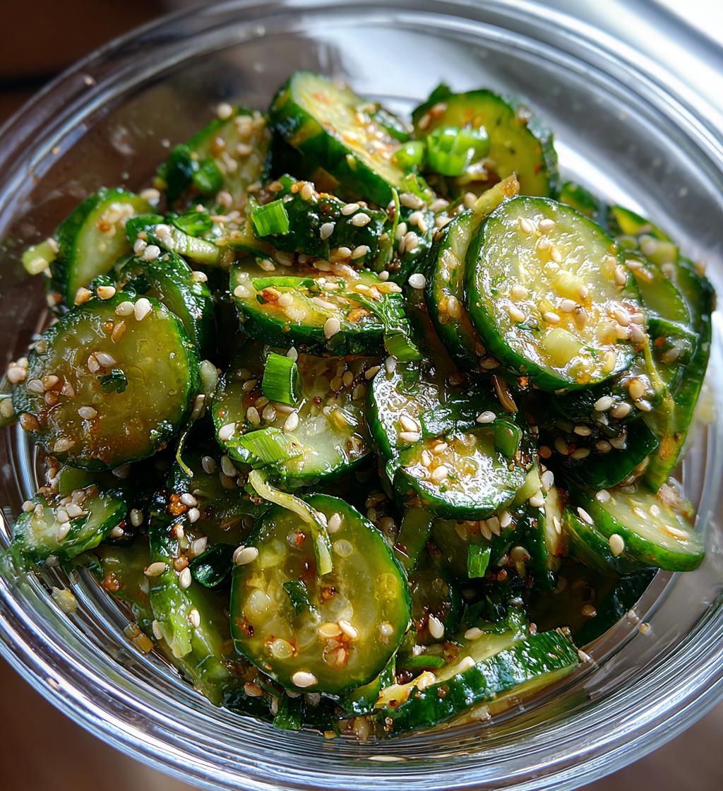 asian cucumber salad recipe - detail 1