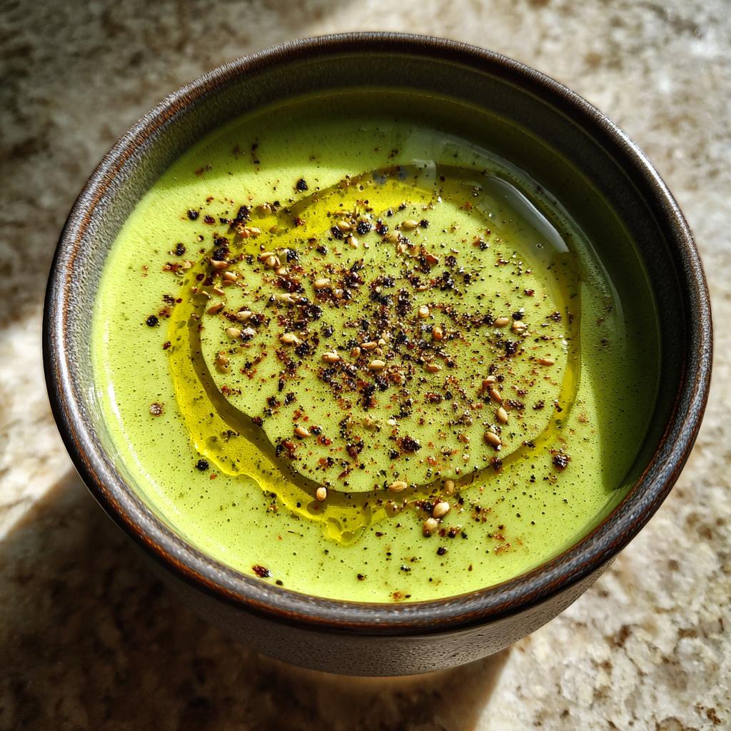 asparagus soup - detail 1