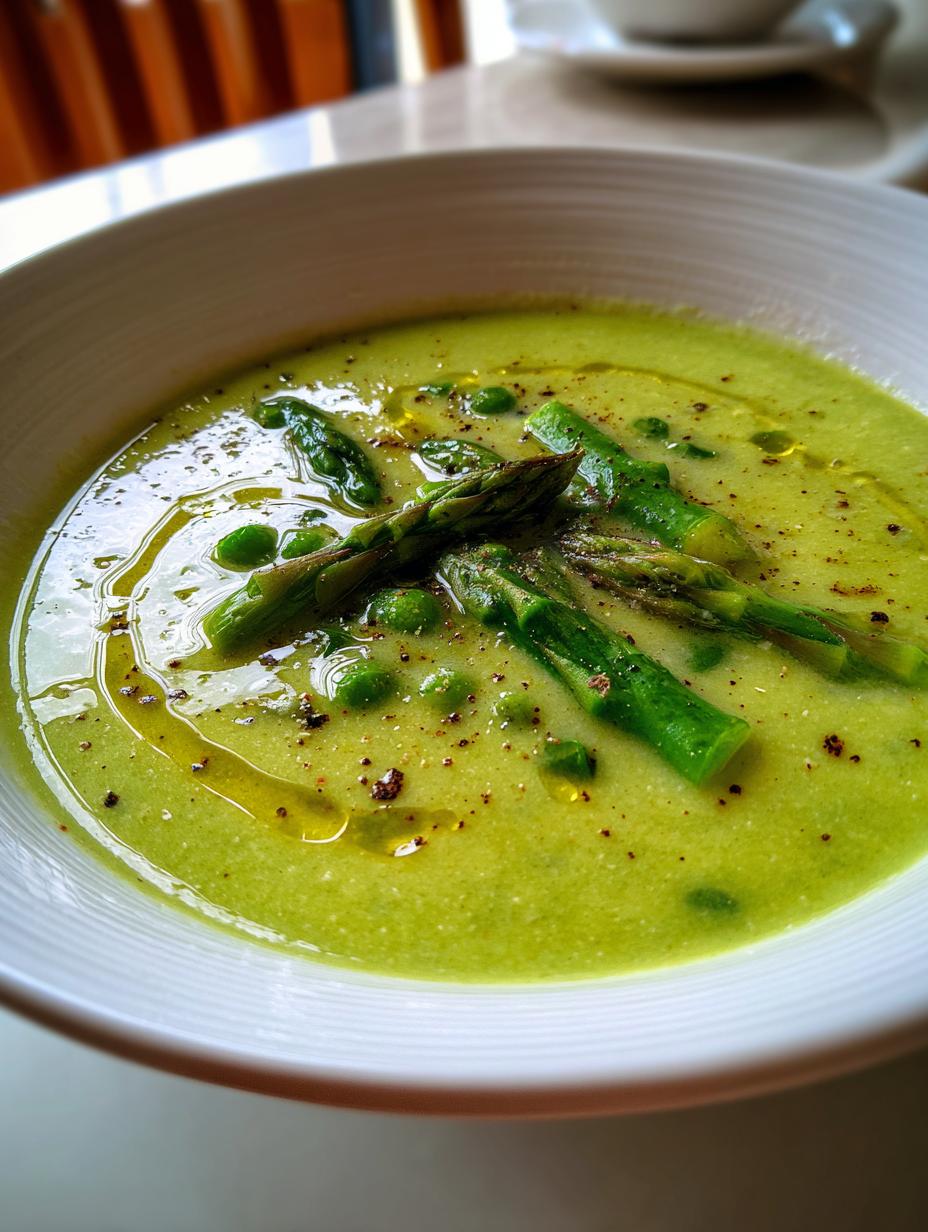 asparagus soup healthy - detail 1