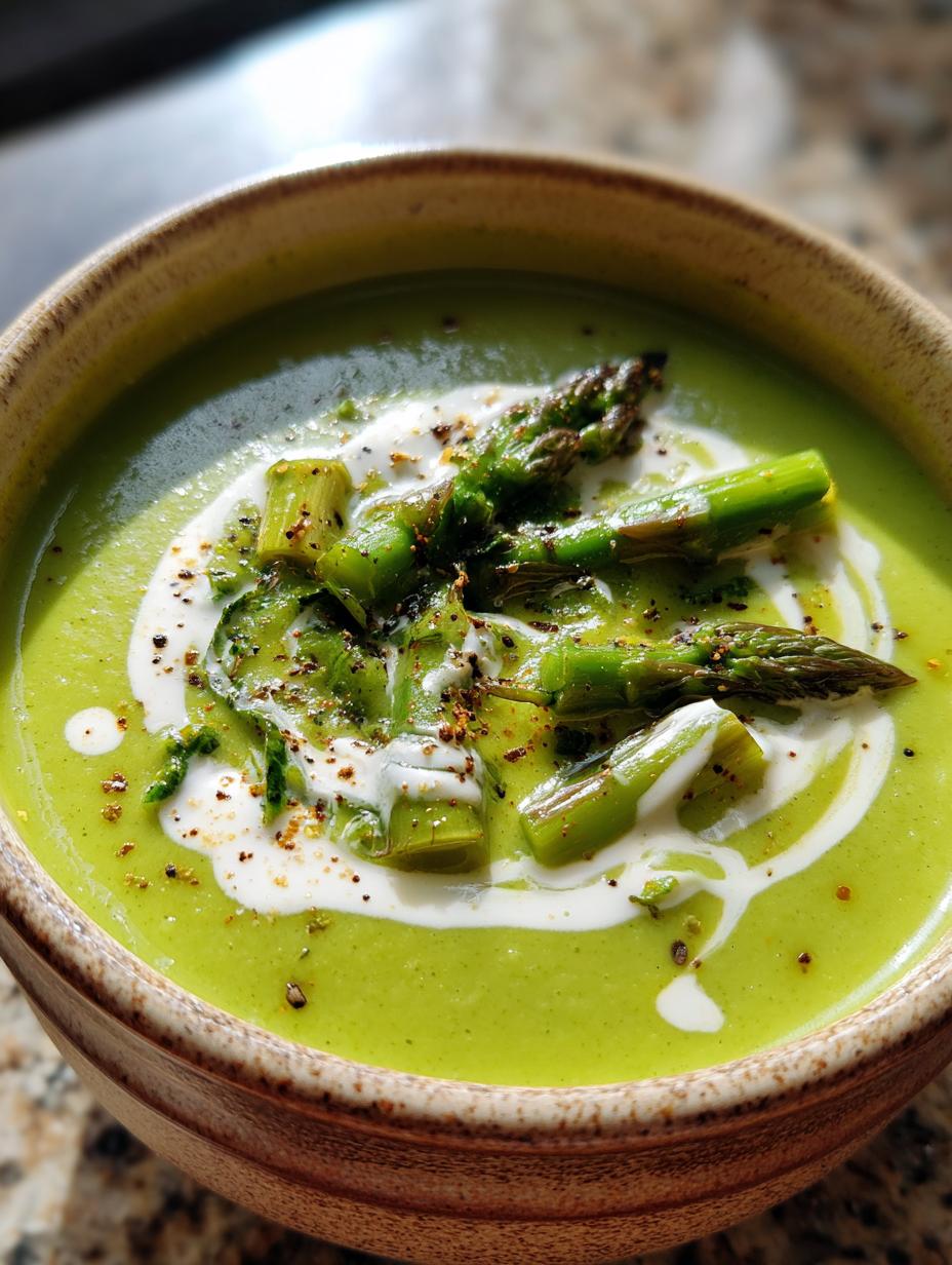asparagus soup recipe healthy - detail 1